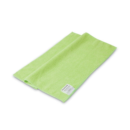 Boardwalk Microfiber Cleaning Cloths, 16 x 16, Green, 24/Pack (BWK16GRECLOTHV2)