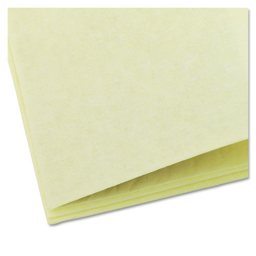 Brawny Dusting Cloths Quarterfold, 17 x 24, Unscented, Yellow, 50/Pack, 4 Packs/Carton (29616)
