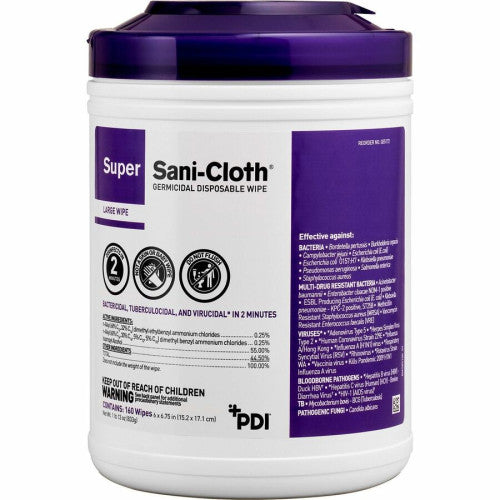 PDI Super Sani-Cloth Germicidal Disposable Wipe (Q55172CT)