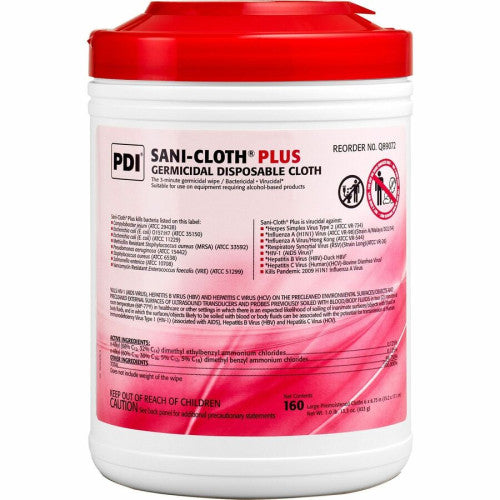 PDI Sani-Cloth Plus Germicidal Disposable Cloth (Q89072CT)