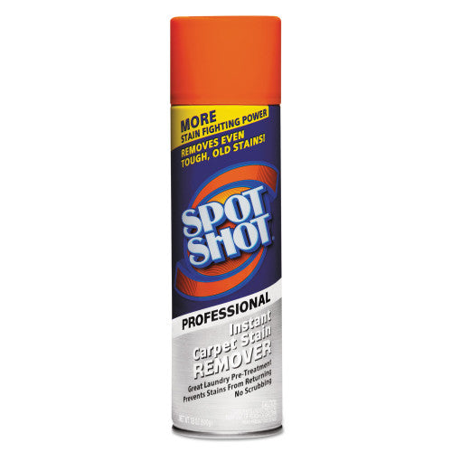 WD-40 Spot Shot Professional Instant Carpet Stain Remover, 18 oz Aerosol Spray, 12/Carton (009934)