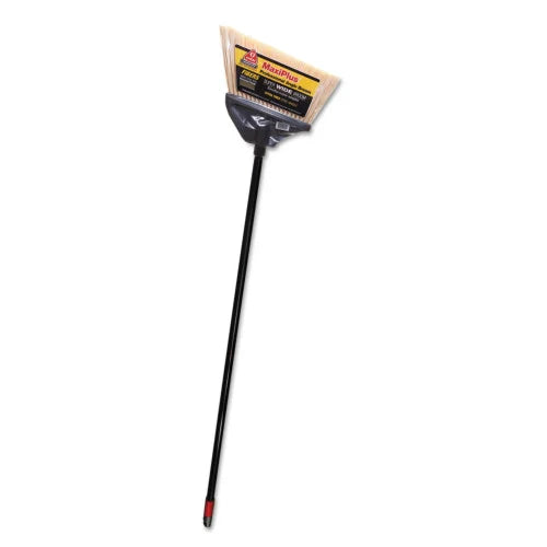 O-Cedar MaxiPlus Professional Angle Broom, 51" Handle, Black, Pack of 4 (91351CT)
