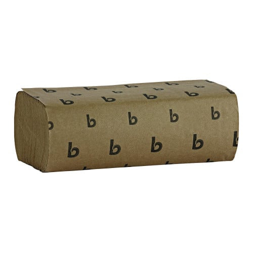 Boardwalk® Multifold Paper Towels, 1-Ply, Brown, 4000 Towels