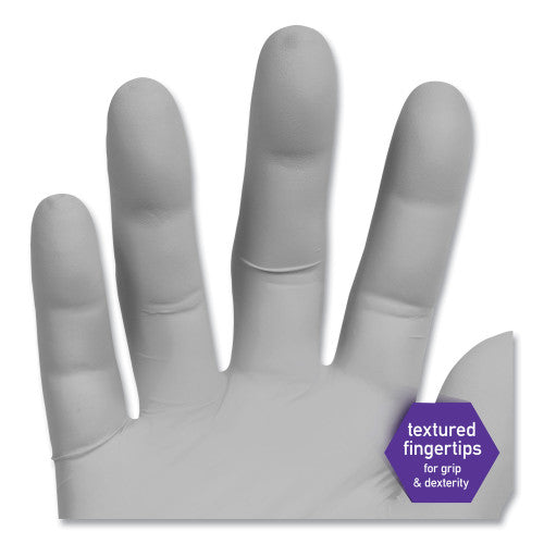 Kimtech STERLING Nitrile Exam Gloves, Powder-free, Gray, 242 mm Length, 200/Box