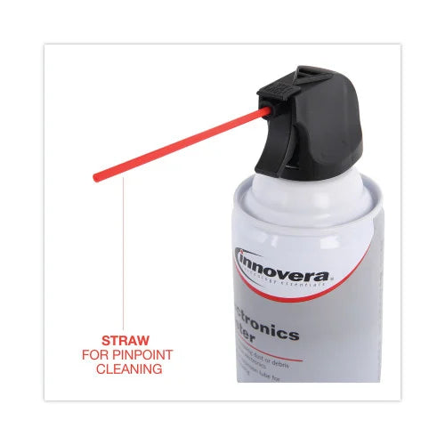 Innovera Compressed Air Duster Cleaner, 10 oz Can, 2/Pack (IVR10012)