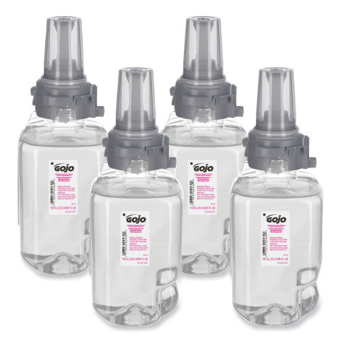 GOJO Antibacterial Foam Hand Wash Refill for ADX-7 Dispensers, Plum Scent, 700 mL, 4/Carton (871204)