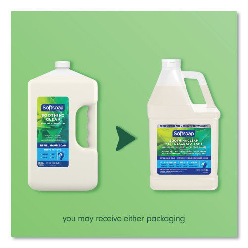 Softsoap Liquid Hand Soap Refill with Aloe, Aloe Vera Fresh Scent, 1 gal, 4/Carton (61036483CT)