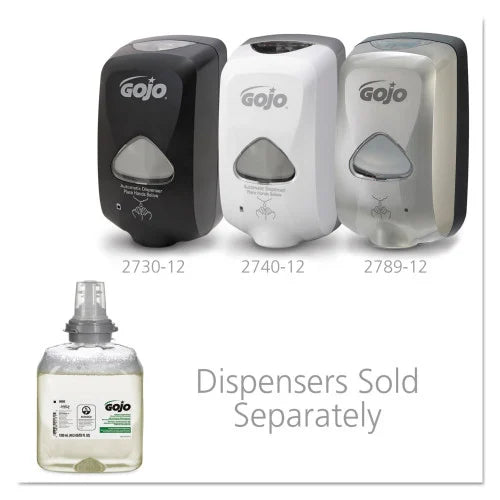GOJO TFX Green Certified Foam Hand Cleaner Refill, Unscented, 1,200 mL (566502EA)