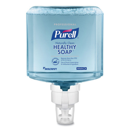AbilityOne, SKILCRAFT PURELL Professional CRT HEALTHY SOAP Naturally Clean Foam Refill, Light Scent, 1,200 mL, 2/Box