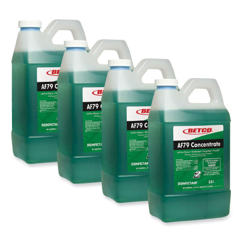 Betco AF79 Acid-Free Bathroom Cleaner Concentrate, Ocean Breeze Scent, 2 L Bottle, 4/Carton (3314700)