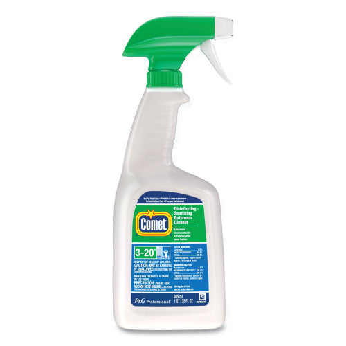 Comet Disinfecting-Sanitizing Bathroom Cleaner, 32 oz Trigger Spray Bottle, 8/Carton (22569CT)