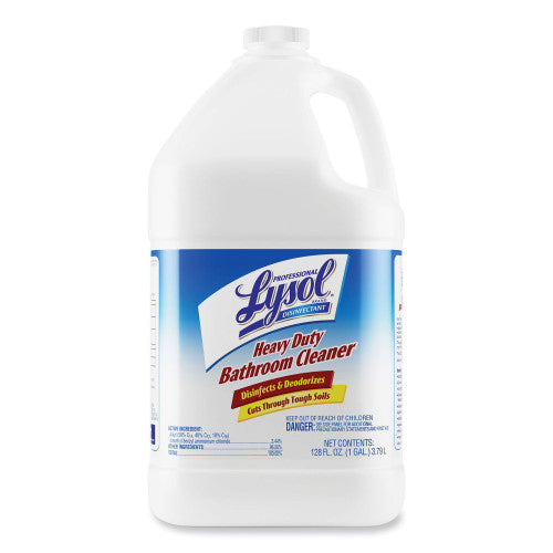 Lysol Disinfectant Heavy-Duty Bathroom Cleaner Concentrate, 1 gal Bottle, 4/Carton (94201CT)