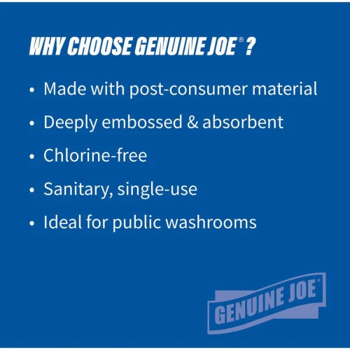 Genuine Joe® Multifold Paper Towels, 250 Towel Packs, 16 Packs (GJO21100)