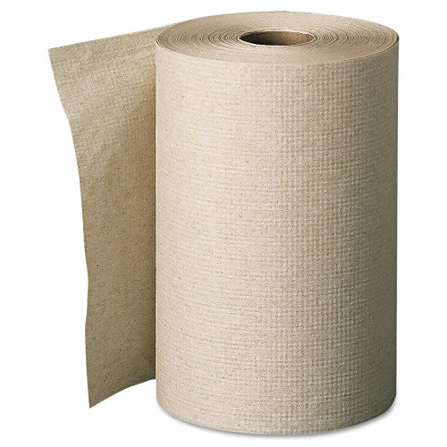 Georgia Pacific Professional Pacific Blue Basic Nonperforated Paper Towels, 1-Ply, 7.88 x 350 ft, Brown, 12 Rolls/Carton (26401)