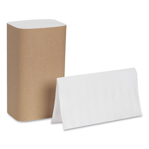 Georgia Pacific Professional Pacific Blue Basic S-Fold Paper Towels, 1-Ply, 10.25 x 9.25, White, 250/Pack, 16 Packs/Carton (20904)
