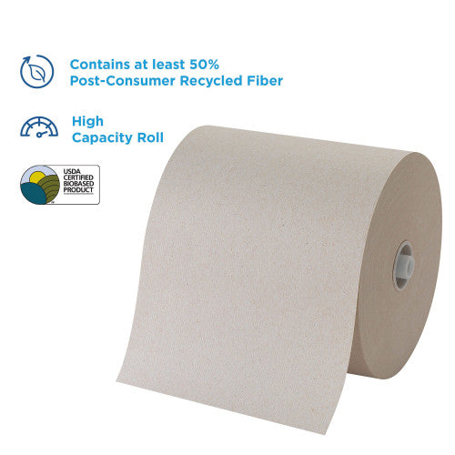 Georgia Pacific Professional Pacific Blue Ultra Paper Towels, 1-Ply, 7.87" x 1,150 ft, Natural, 6 Rolls/Carton (26495)