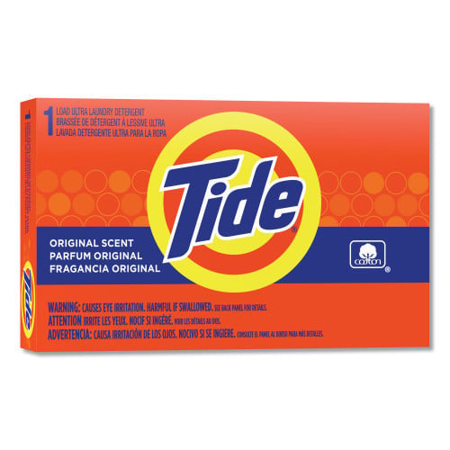 Tide® Vending-Design Laundry Detergent, Powder, 1.5 oz., 156 Packs (49340)