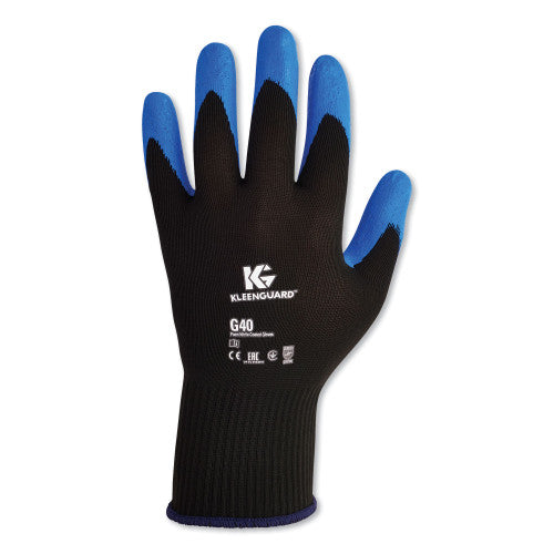 KleenGuard G40 Foam Nitrile Coated Gloves, Blue, 12 Pairs