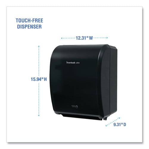Boardwalk Xtra Electronic Hand Towel Dispenser, 12.31 x 9.31 x 15.94, Black