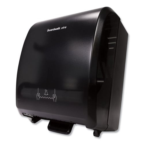 Boardwalk Xtra Mechanical Hands-Free Towel Dispenser, 12.31 x 9.31 x 15.94, Black