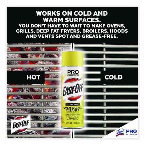 EASY-OFF Oven and Grill Cleaner, 24 oz Aerosol, 6/Carton