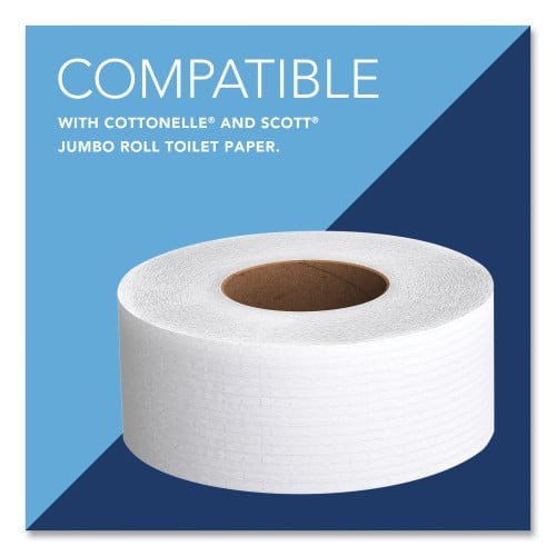 Kimberly-Clark JRT Jr. Escort Jumbo Bathroom Tissue Dispenser, 13.33 x 5.75 x 16, Smoke